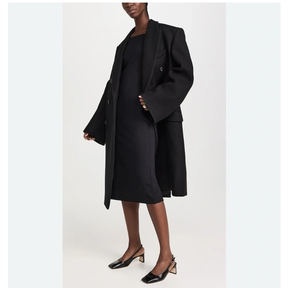 Aeyde Eliza Nappa Leather Black Heels
